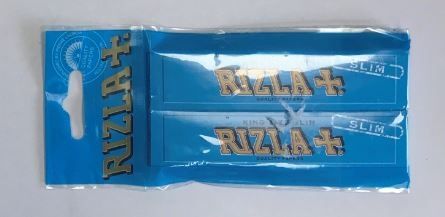 Rizla King Size Slim Blue Cigarette Paper - Pack of 2 Booklets
