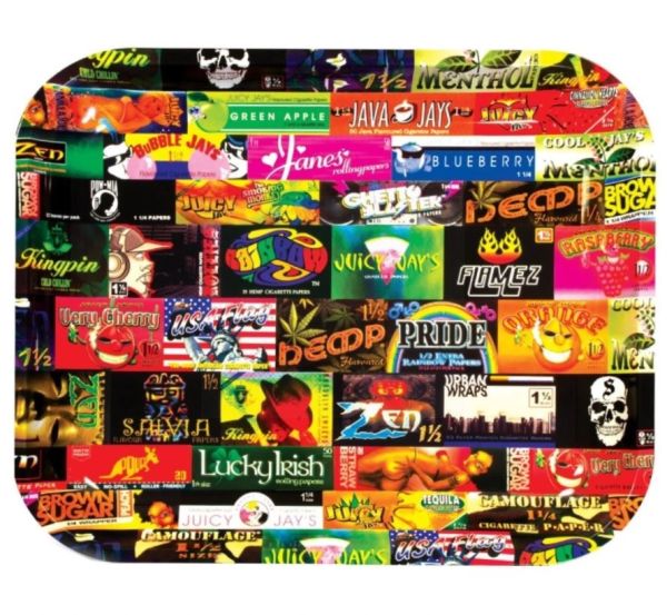 Large Raw RS History 101 Rolling Tray - 27.5Cm X 34Cm 