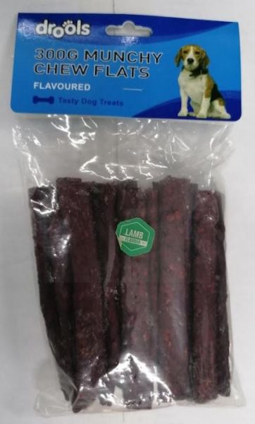Delicious Premium Beef Flavoured Munchy Chew Flats For Dogs