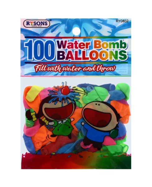 Rysons Water Bomb Balloons - 100 Pack