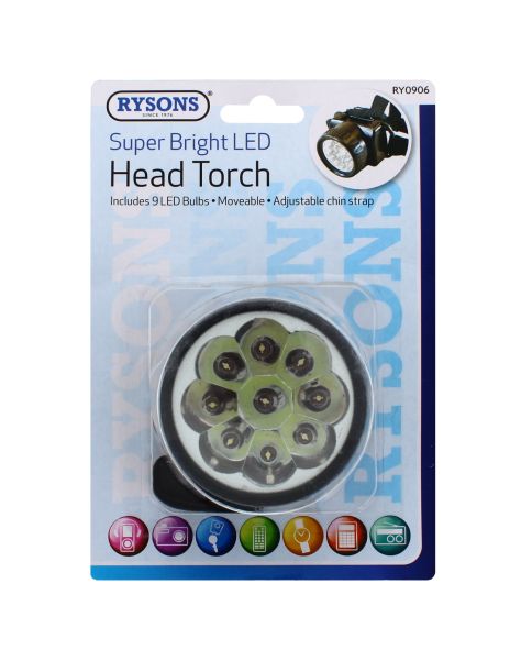 HEAD TORCH SUPER BRIGHT LED