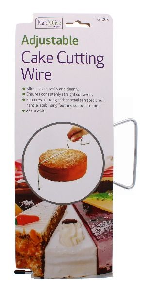 FIG & OLIVE ADJUSTABLE CAKE CUTTING WIRE 33CM WIDE