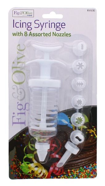 FIG & OLIVE ICING SYRINGE WITH 8 NOZZLES