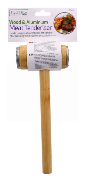 FIG & OLIVE MEAT TENDERISER WOODEN
