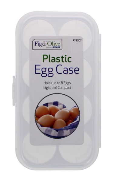 FIG & OLIVE 8 PLASTIC EGG CASE 