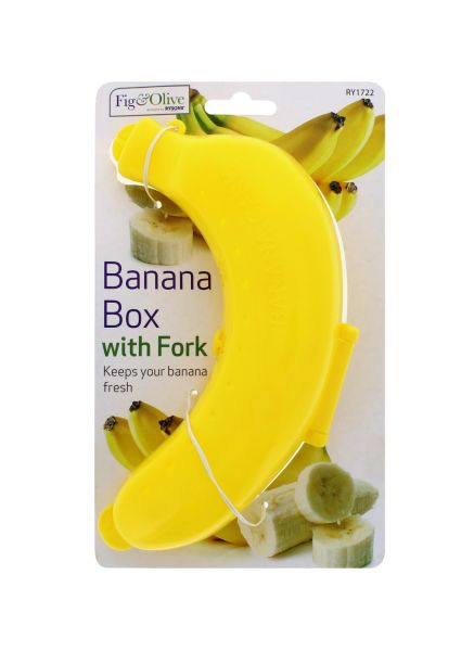 BANANA CASE WITH FORK