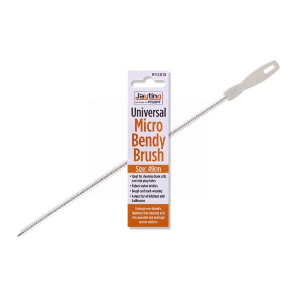 45CM FLEXIBLE CLEANING BRUSH - WHITE