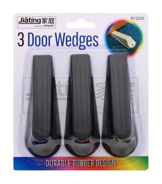 JIATING RUBBER DOOR WEDGES 3 PACK