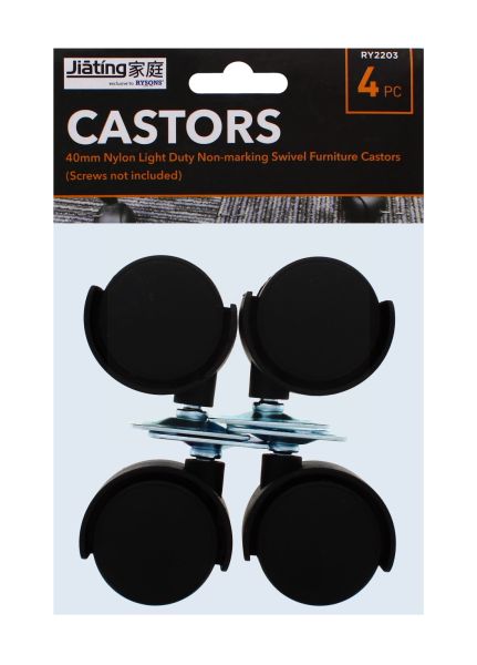 JIATING CASTORS 4 PC 40MM
