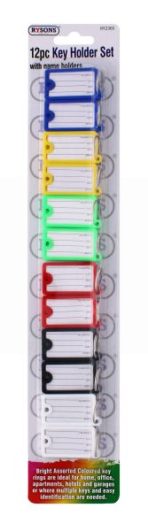 RYSONS KEY HOLDER SET WITH NAME HOLDERS 12 PC