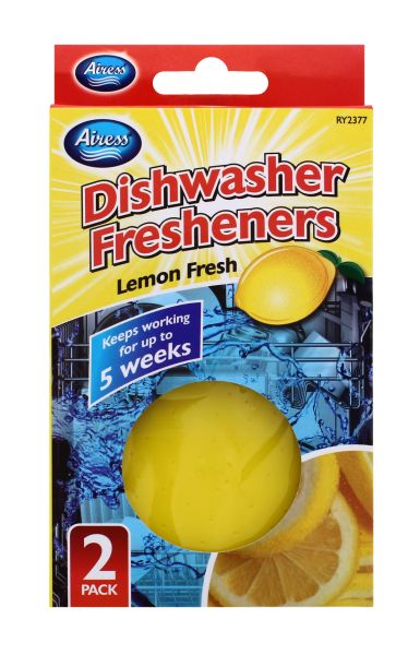 AIRESS DISHWASHER FRESHENER LEMON FRESH 2 PACK