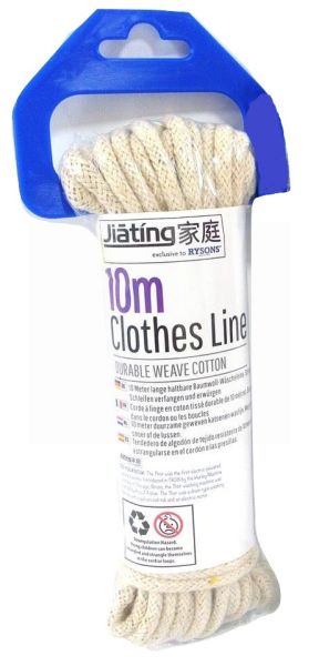 Rysons 10m Weaved Cotton Clothesline
