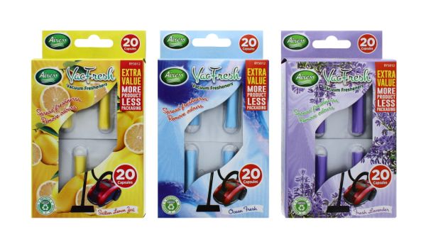 AIRESS VACUUM AIR FRESHENERS 20 PACK
