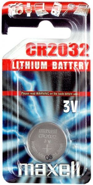 Maxell Battery CR2032 3V - Pack of 1