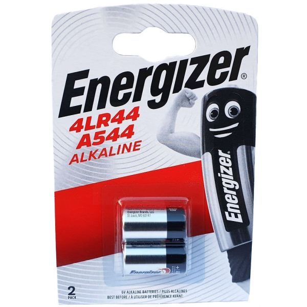 Energizer 4LR44 Alkaline Batteries - Pack of 2