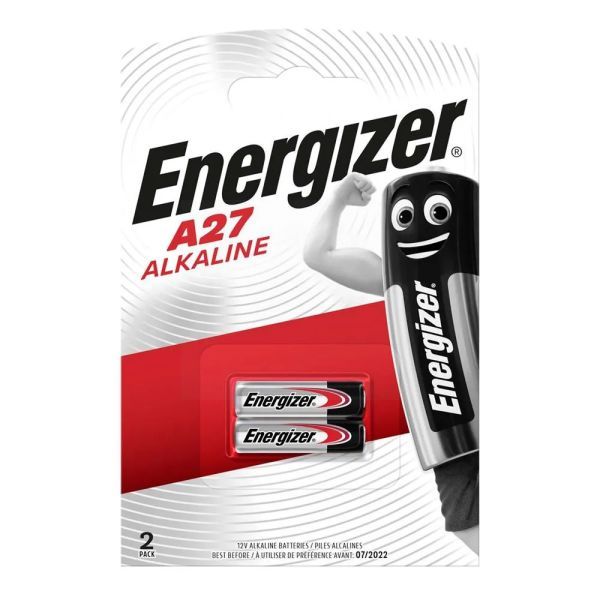 Energizer A27 12V Alkaline Batteries - Pack of 2