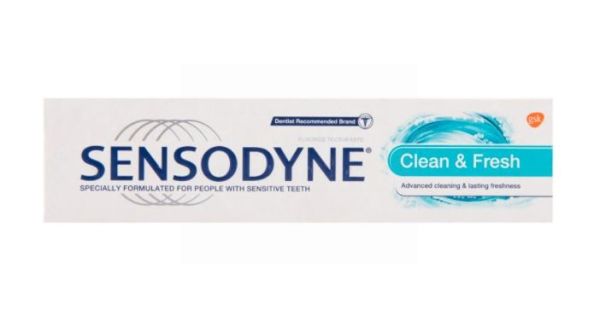 Sensodyne Fluoride Toothpaste - Clean & Fresh - 75ML - Exp 03/22