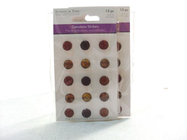 GEMSTONE STICKERS 15 PACK
