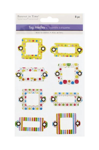 TAG MEDLEY CHIPBOARD MEDLEY 8 PC