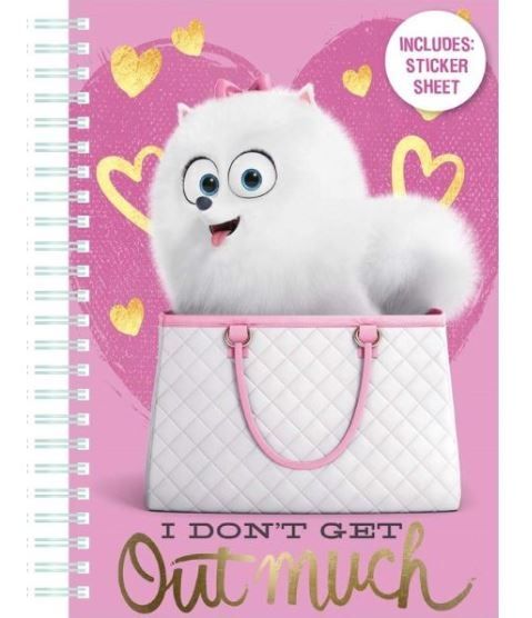 Secret Life Of Pets A5 Note Book Includes A Sticker Sheet