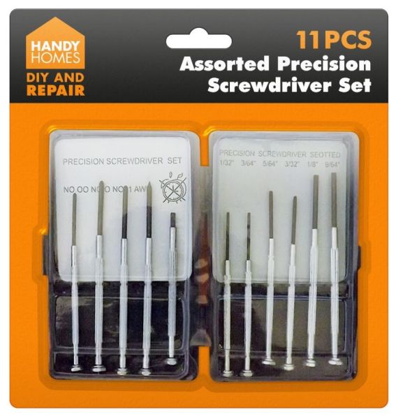 Handy Homes Precision Screwdriver Set - Assorted Set - 11 Piece
