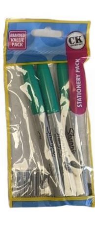 Sharpie Permanent Marker - Stationery Set - Green - Pack of 3