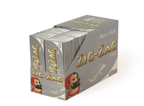 Zig Zag Silver Slim King Size Cigarette Paper - 50 Booklets