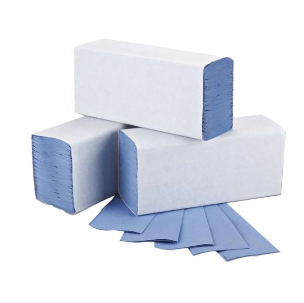 Sirius Z-Fold Hand Towels - Blue - 1 Ply - Box of 3000