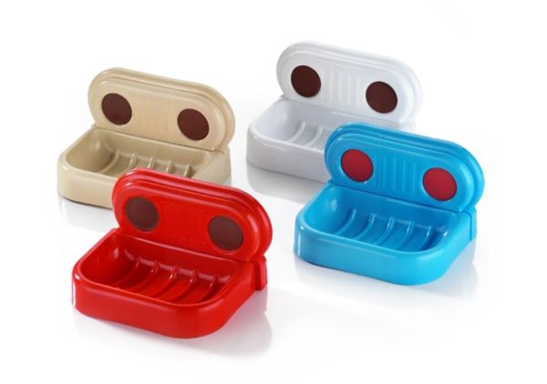 Asude Suction Soap Dish - Assorted Colours