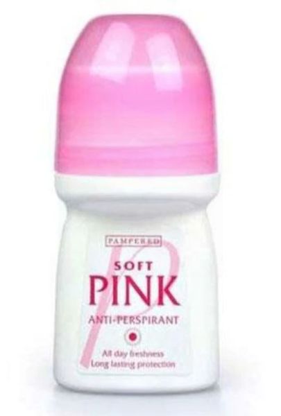 Pampered Anti-Perspirant Deodorant All Day Roll on - Soft Pink - 50ml