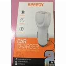 Speedy 2 In 1 Twin Usb iPhone Lightening Car Charger 