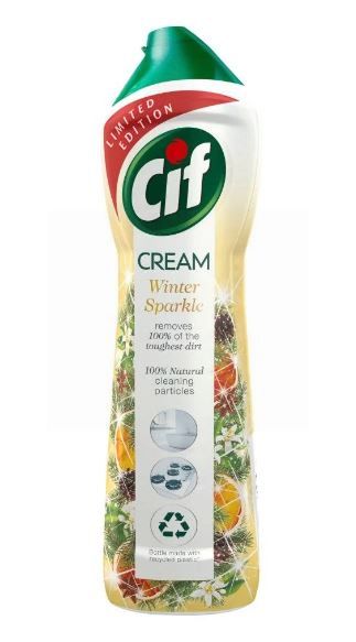 CIF Household Cream Cleaner - Winter Sparkle - 500ml