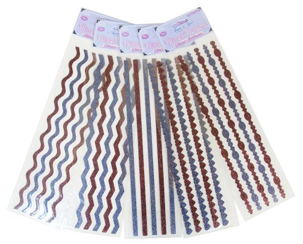 DUSK BLINGIN BORDERS GLITTER ASSORTED