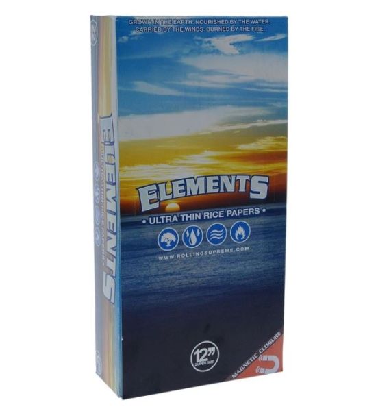 Elements Ultra Thin Rice Papers - Super Size - 12" - Box of 22