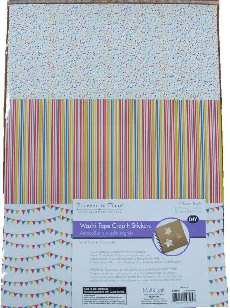 WASHI TAPE CROP IT STICKERS CELEBRATION