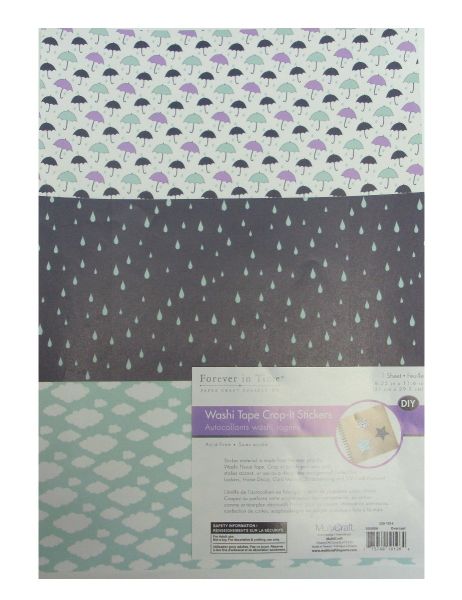 WASHI TAPE CROP IT STICKERS OVERCAST
