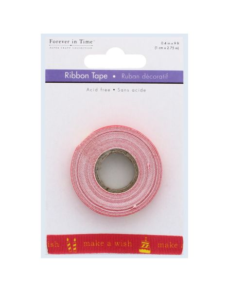 RIBBON TAPE MAKE A WISH PINK