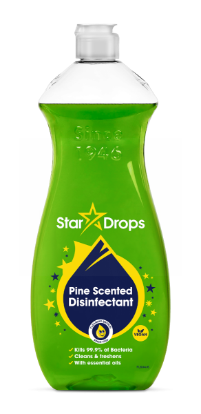 Star Drops Pine Scented Disinfectant - Vegan - 750ml