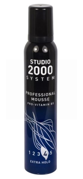 Studio 2000 System Professional Mousse with Pro-Vitamin B5 - Extra Hold - 400ml - Exp: 02/23