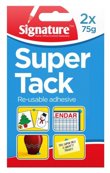Signature Reusable Adhesive Super Tack - 2 x 75G