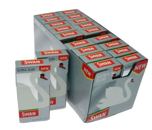 SWAN ULTRA SLIM PRE CUT FILTER TIPS - BOX OF 20 PACKS