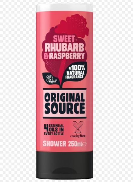 Original Source Shower Gel - Sweet Rhubarb & Raspberry - 250ml 