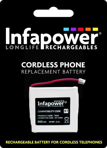 Infapower Prismatic Cordless Phone Replacement Battery (97) 