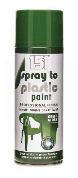 151 Spray to Plastic Paint with Professional Finish - Green Gloss - 400ml