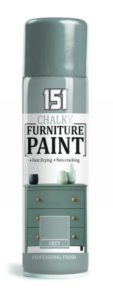 151 Chalky Furniture Paint with Professional Finish - Winter Grey - 400ml