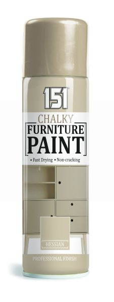 151 Chalky Furniture Paint with Professional Finish - Natural Hessian - 400ml