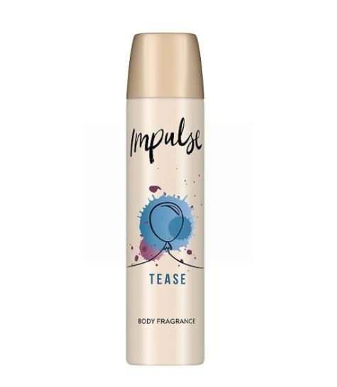 Impulse Fragrance Body Spray For Ladies - Tease - 75Ml