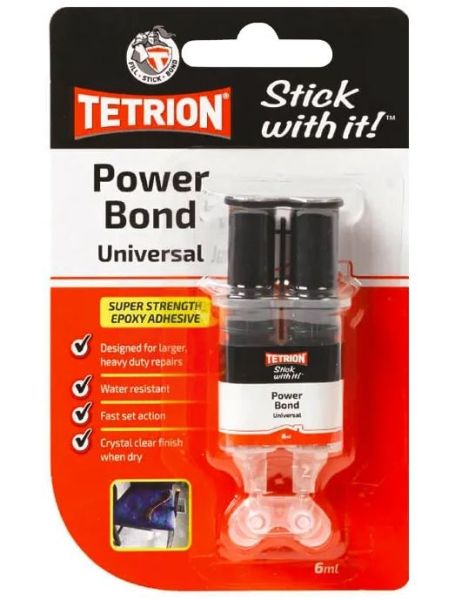 Tetrion Power Bond Universal Super Strength Epoxy Adhesive - 6ml