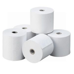 Plain White Thermal Till Rolls / Card Machine Roles - 57Mm X 40Mm
