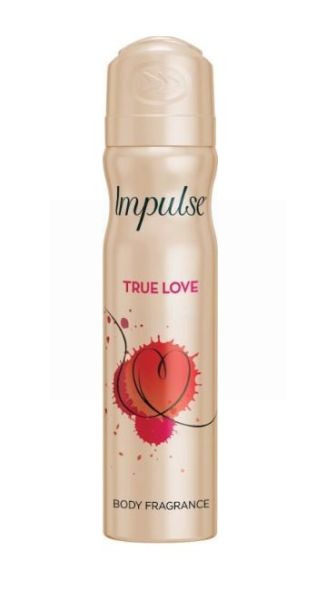 Impulse Fragrance Body Spray For Ladies - True Love - 75Ml